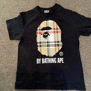 Bape Black and Tan Graphic Tee